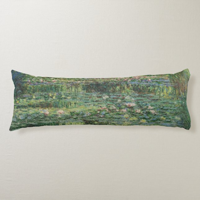 The Water-Lily Pond, Landscape Oil Painting, Monet Body Cushion (Front)