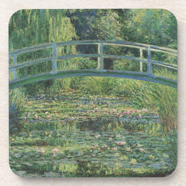 The Water-Lily Pond, Landscape Oil Painting, Monet Coaster (Front)