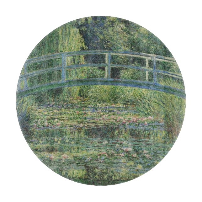 The Water-Lily Pond, Landscape Oil Painting, Monet Cutting Board (Front)