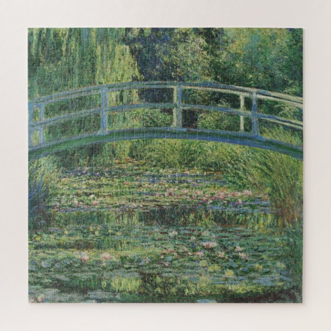 The Water-Lily Pond, Landscape Oil Painting, Monet Jigsaw Puzzle (Vertical)