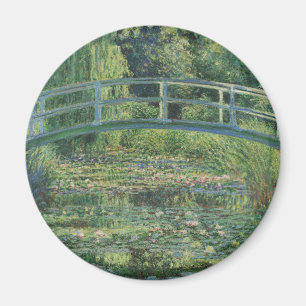 The Water-Lily Pond, Landscape Oil Painting, Monet Magnet