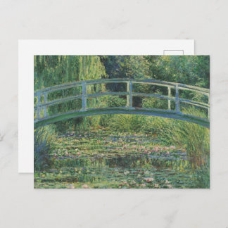 The Water-Lily Pond, Landscape Oil Painting, Monet Postcard