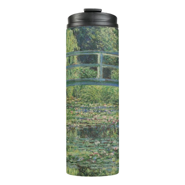 The Water-Lily Pond, Landscape Oil Painting, Monet Thermal Tumbler (Front)