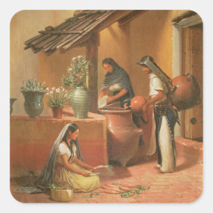 The Water Place (Tortugo) Square Sticker