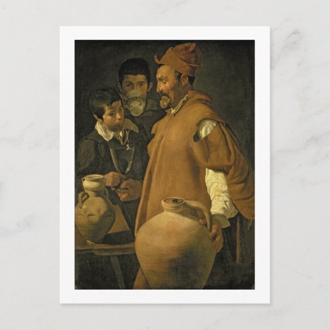 The Water Seller of Seville, c.1620 (oil on canvas Postcard (Front)