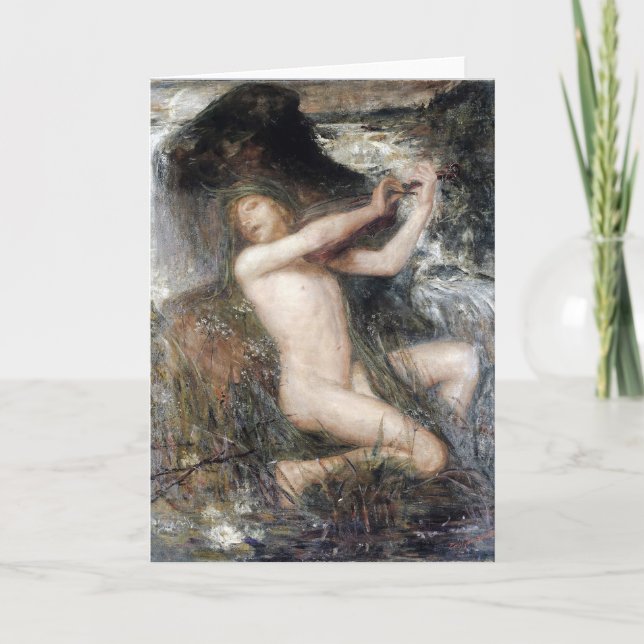 The Water Sprite Fine Art Greetings Card (Front)