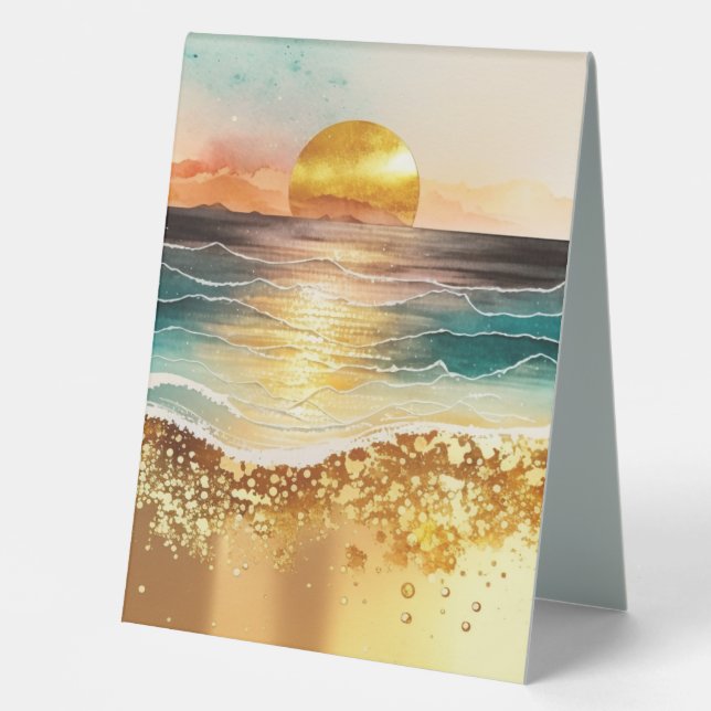 The Watercolor Beach Series Design 3 (Front)