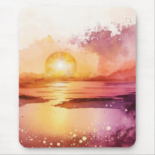 The Watercolor Beach Series Design 3 Mouse Mat