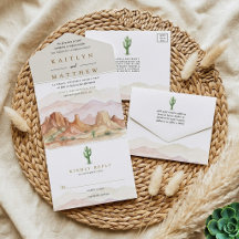 The Watercolor Desert Range Wedding Suite -