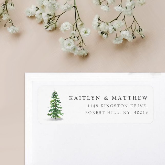 The Watercolor Pine Tree Forest Wedding Collection (Creator Uploaded)