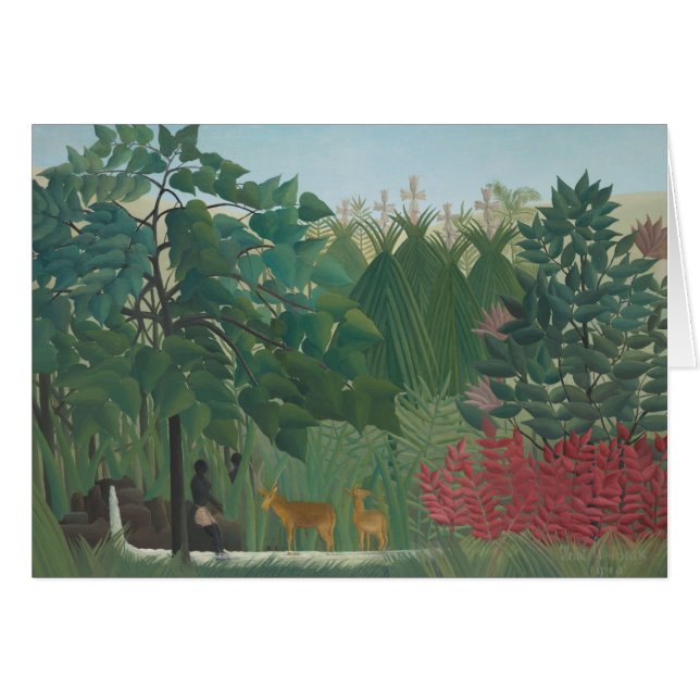 The Waterfall by Henri Rousseau, Vintage Fine Art (Front Horizontal)