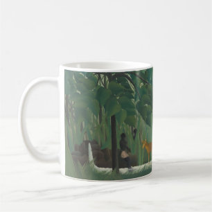 The Waterfall by Henri Rousseau, Vintage Fine Art Coffee Mug