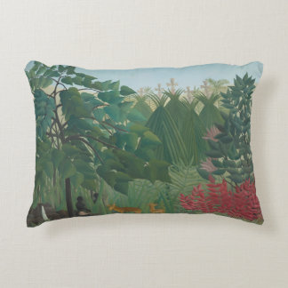 The Waterfall by Henri Rousseau, Vintage Fine Art Decorative Cushion