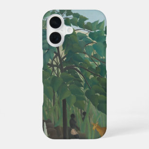 The Waterfall by Henri Rousseau, Vintage Fine Art iPhone 16 Case