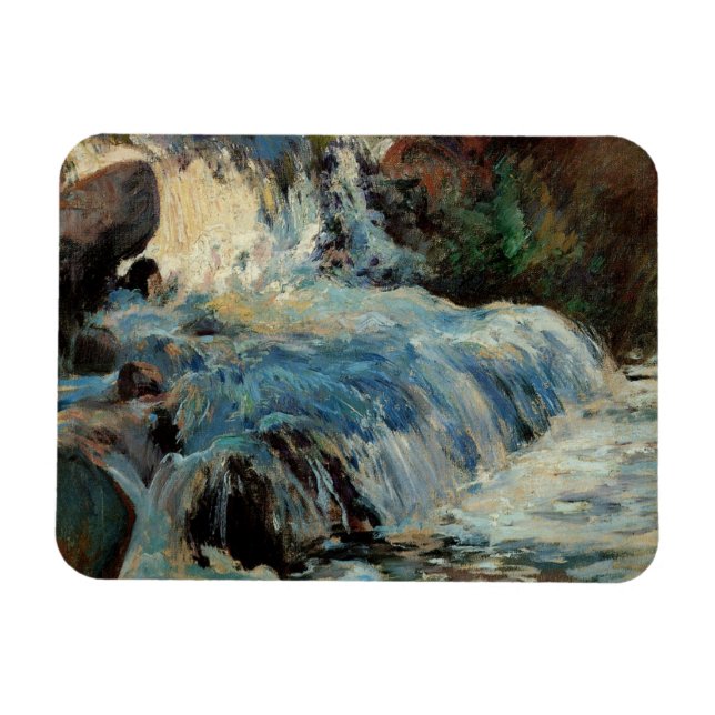The Waterfall by John Henry Twachtman Magnet (Horizontal)