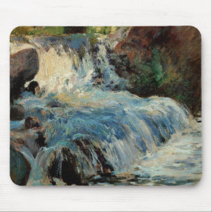 The Waterfall by John Henry Twachtman Mouse Mat