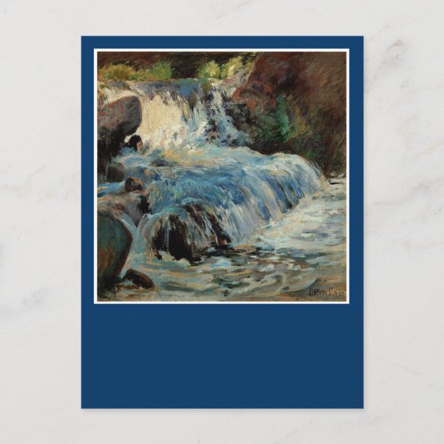 The Waterfall by John Henry Twachtman Postcard (Front)