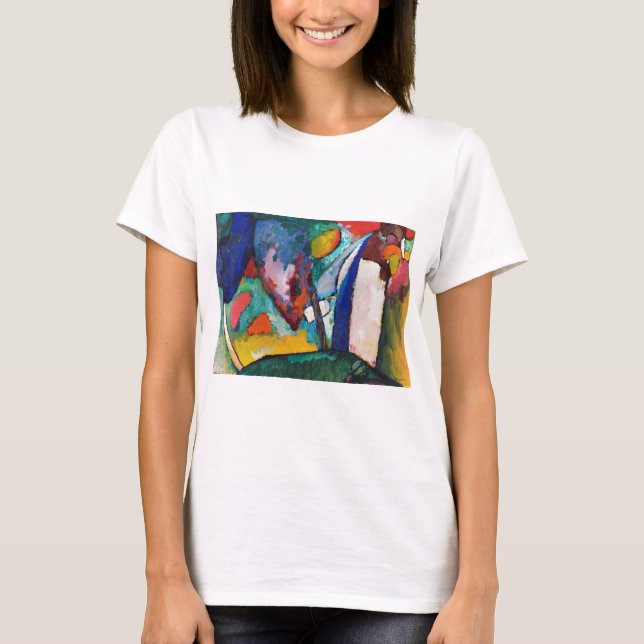 The Waterfall, Wassily Kandinsky T-Shirt (Front)