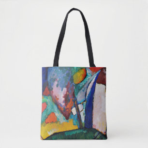 The Waterfall, Wassily Kandinsky Tote Bag
