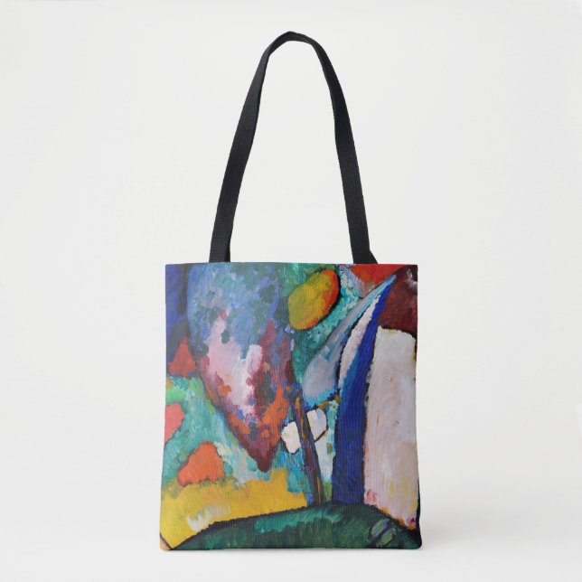 The Waterfall, Wassily Kandinsky Tote Bag (Front)