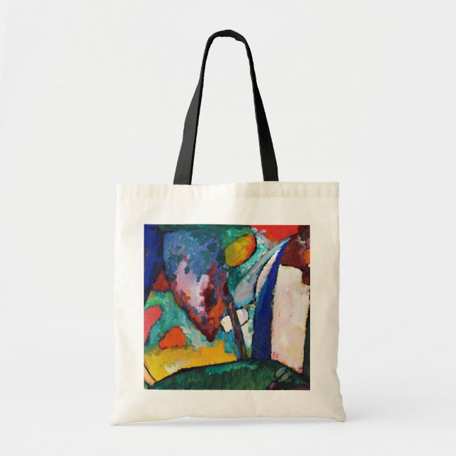 The Waterfall, Wassily Kandinsky Tote Bag (Front)