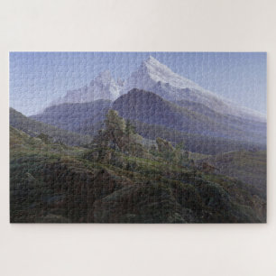 The Watzmann: A Majestic Mountain View - Friedrich Jigsaw Puzzle