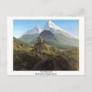The Watzmann By Friedrich Caspar David Postcard
