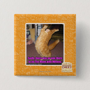 The Wave 15 Cm Square Badge
