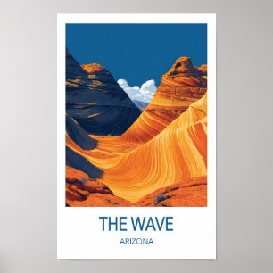 The Wave Arizona Travel Poster
