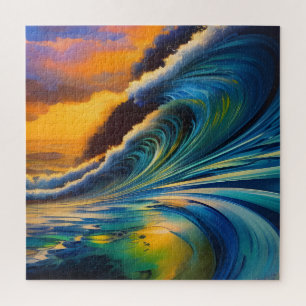 The Wave at Sunrise Jigsaw Puzzle