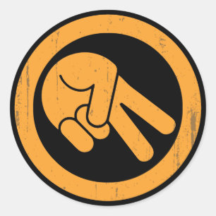 The Wave Classic Round Sticker