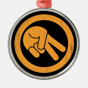 The Wave Metal Tree Decoration