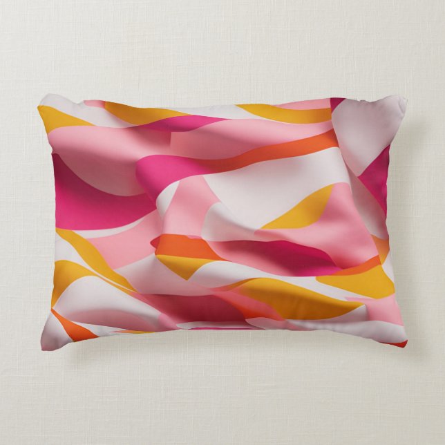 The Wave of Bright  Decorative Cushion (Front)