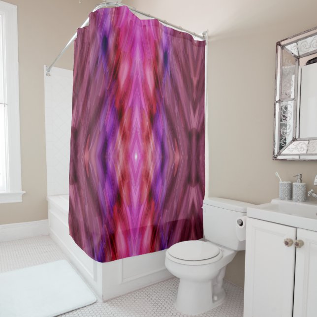 The Wave Shower Curtain (In Situ)