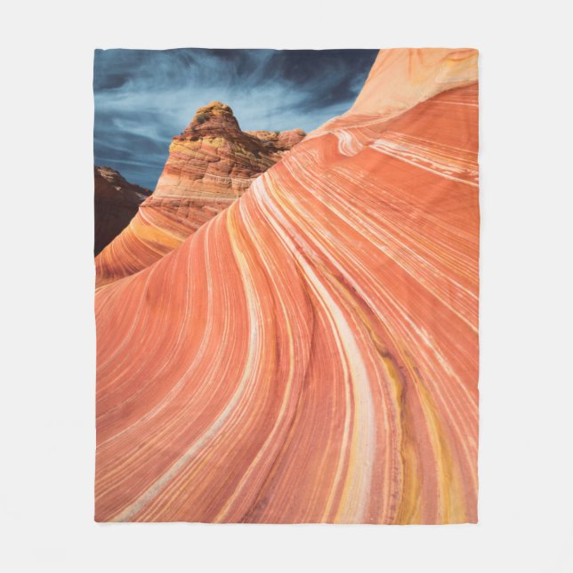 The wave, vermilion cliffs, Arizona Fleece Blanket (Front)