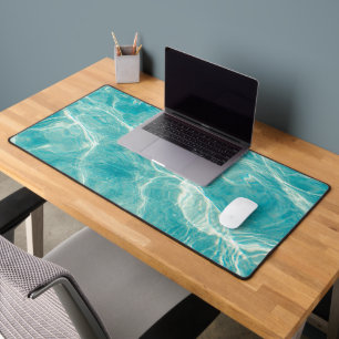 the waves of the sea desk mat