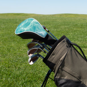 the waves of the sea golf head cover