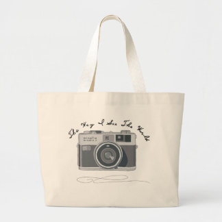 The Way I See The World Large Tote Bag
