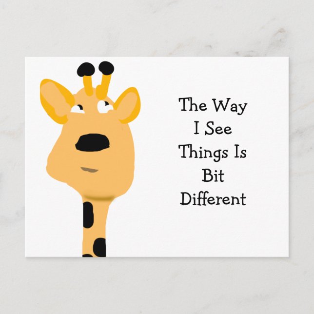 The Way I See Thinks Postcard (Front)