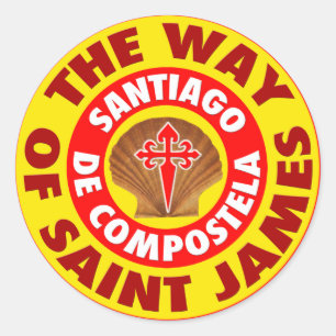 The Way of Saint James Classic Round Sticker