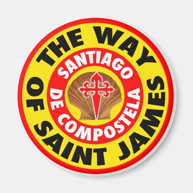 The Way of Saint James Magnet (Front)