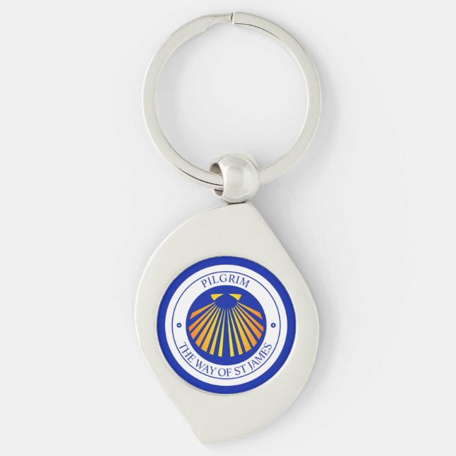 The way of St James pilgrims Key Ring (Front)