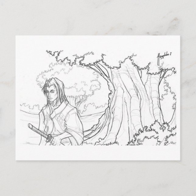 The way of the Warrior Postcard (Front)