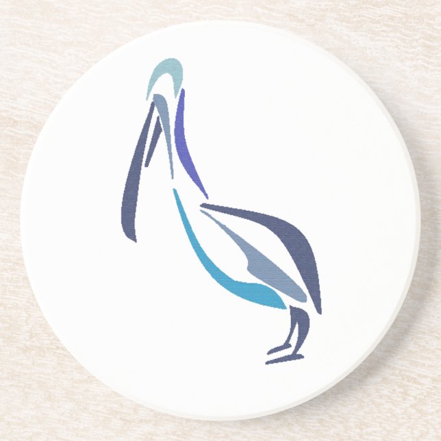 The way pelican coaster (Front)
