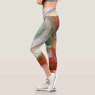 ”The way to Sazi Runi” by Ramona Walach Capri Leggings