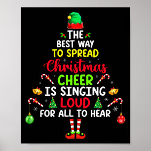 The Way To Spread Christmas Cheer Is Singing Loud  Poster