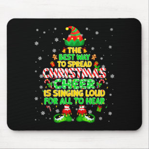 The Way To Spread Christmas Elf Xmas Boys Mens Kid Mouse Mat