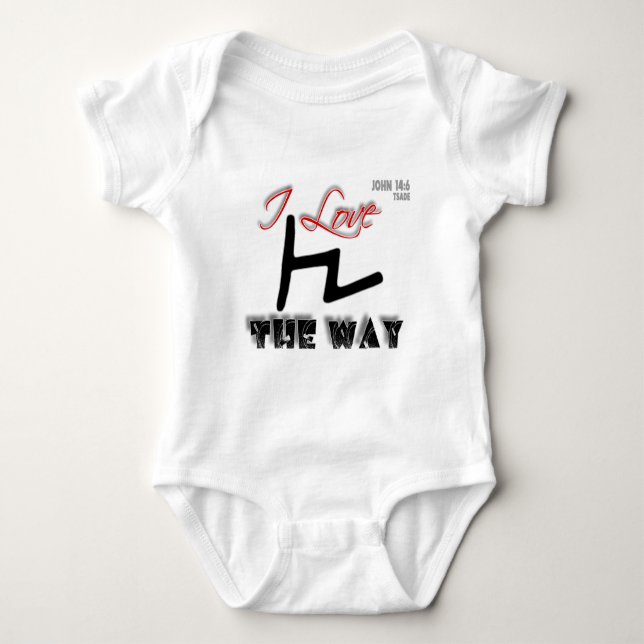 The Way (Tsade) Baby Bodysuit (Front)