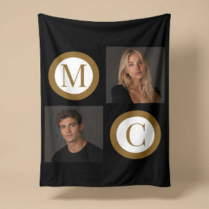 The Way We Are Custom Couple Photo Fleece Blanket