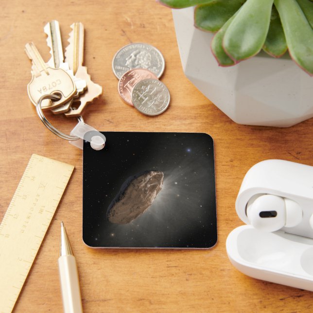 The Wayward Interstellar Object Oumuamua. Key Ring (Desk)